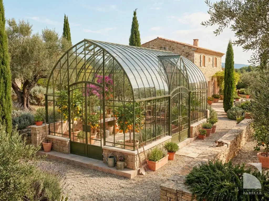 Serre en Provence avec transept sur muret